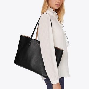 100% Auth Tory Burch Reversible Tote w/ pouch